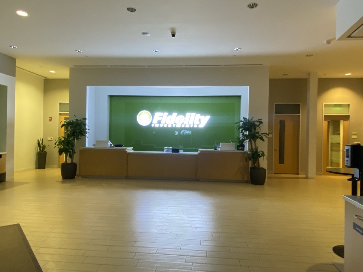 Commercial front desk painting Minneapolis
