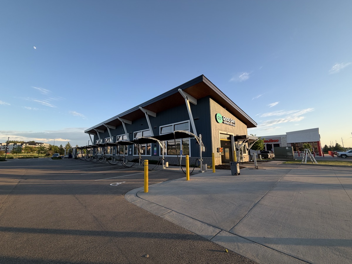 Good Day Car Wash commercial exterior painting