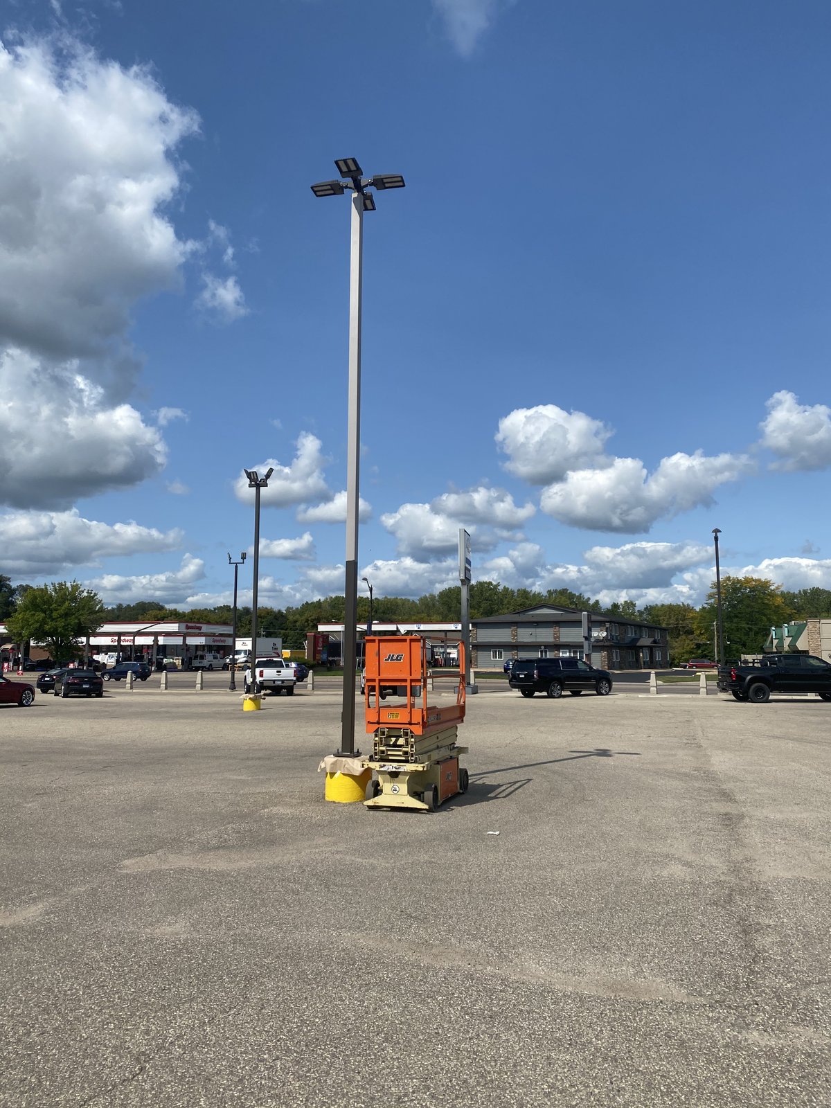 Shakopee Chevrolet Light Pole Painting