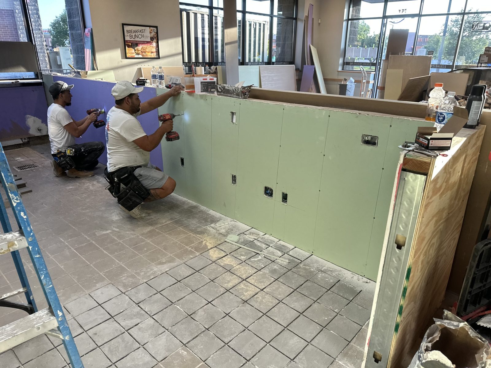Bruegger's — Drywall Counter